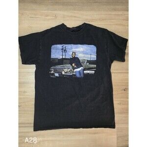 Ice Cube Shirt Men's Small Black Logo Spell Out Hip Hop Graphic Tee Short Sleeve